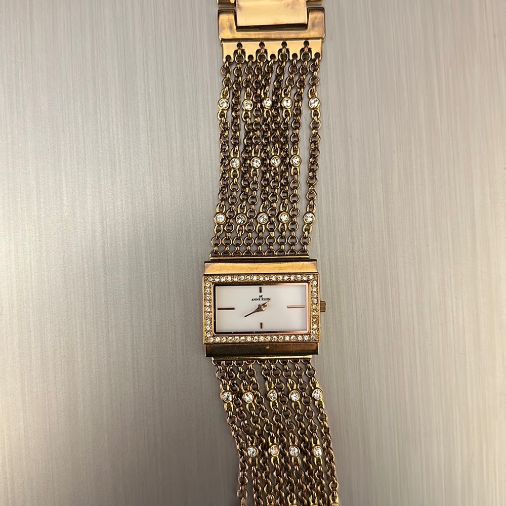 Rose gold watch